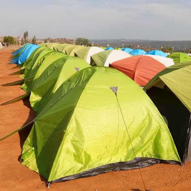 Camping event rental