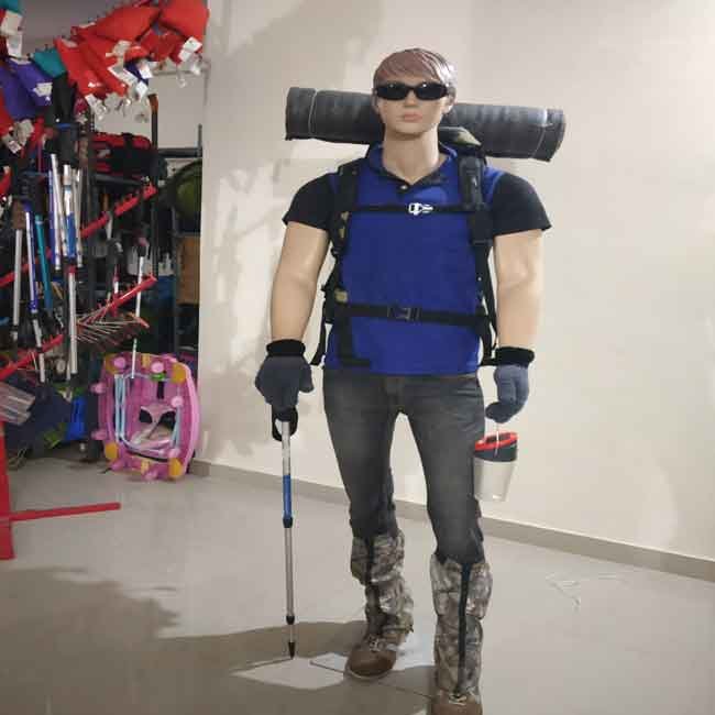 All outdoors gears rental under a roof